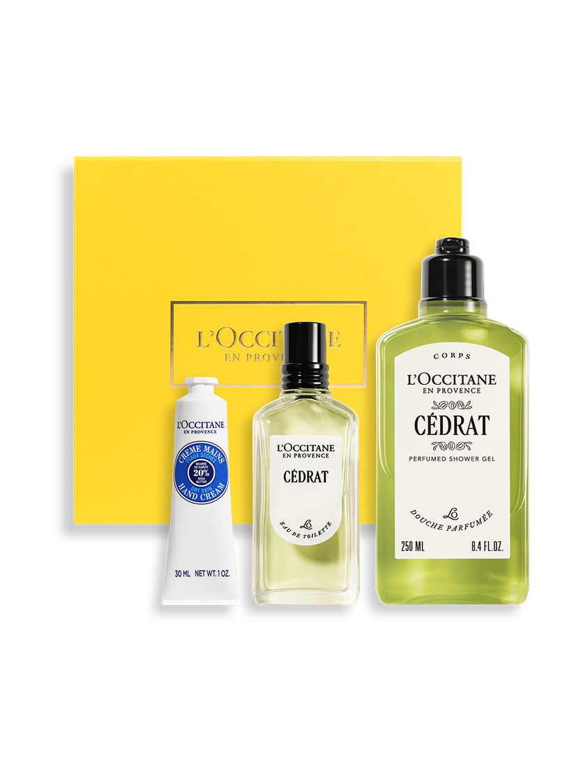 Coffret cadeau Parfum Cédrat