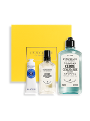 Coffret cadeau Parfum Cèdre Gingembre