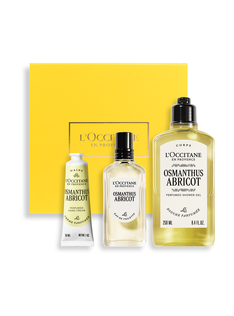 Coffret cadeau Parfum Osmanthus Abricot