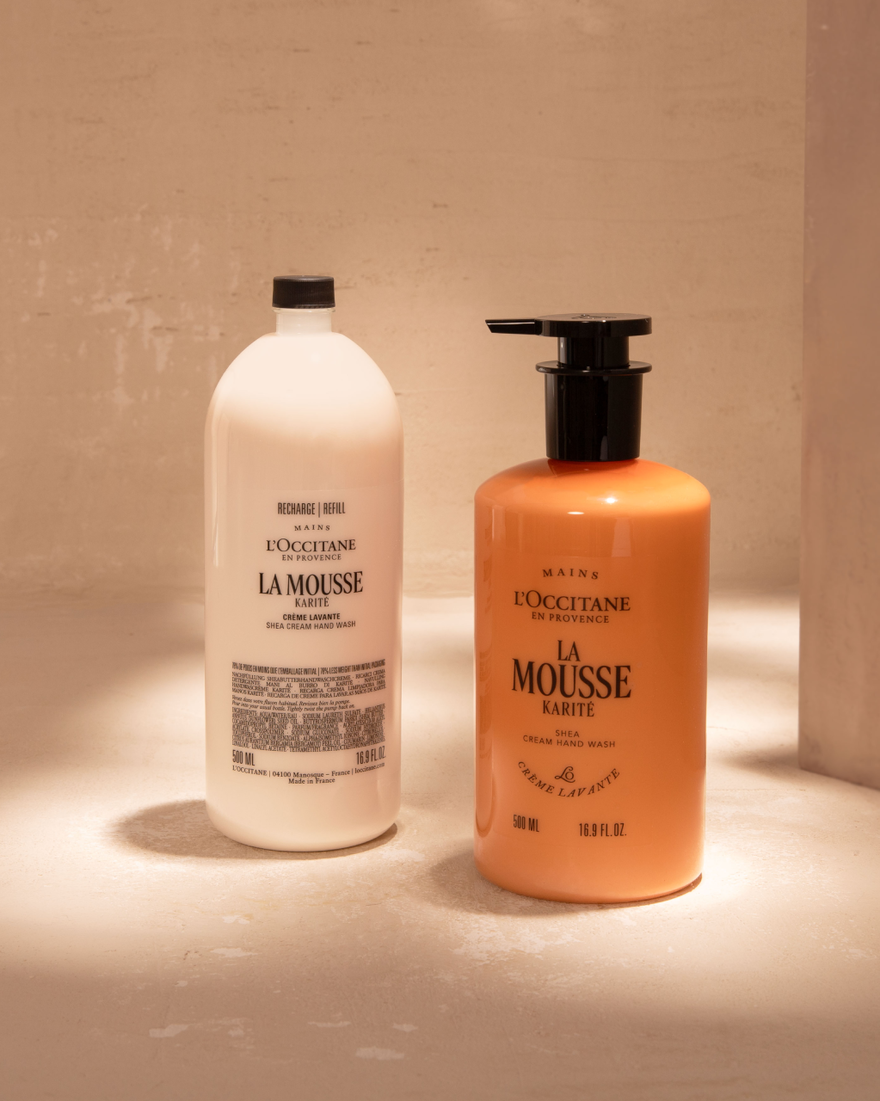 Recharge Mousse Crème Lavante Mains Karité500 ml - 2