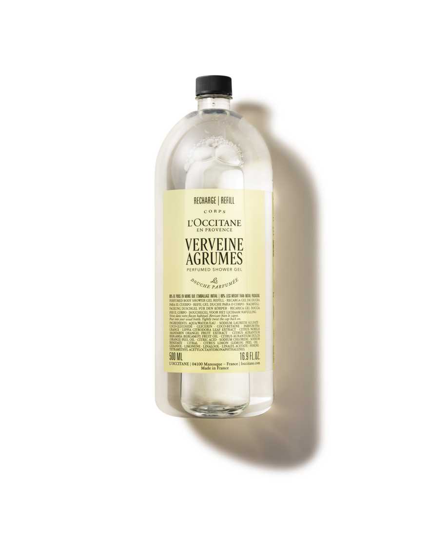 Recharge Gel Douche parfumé Verveine Agrumes500 ml