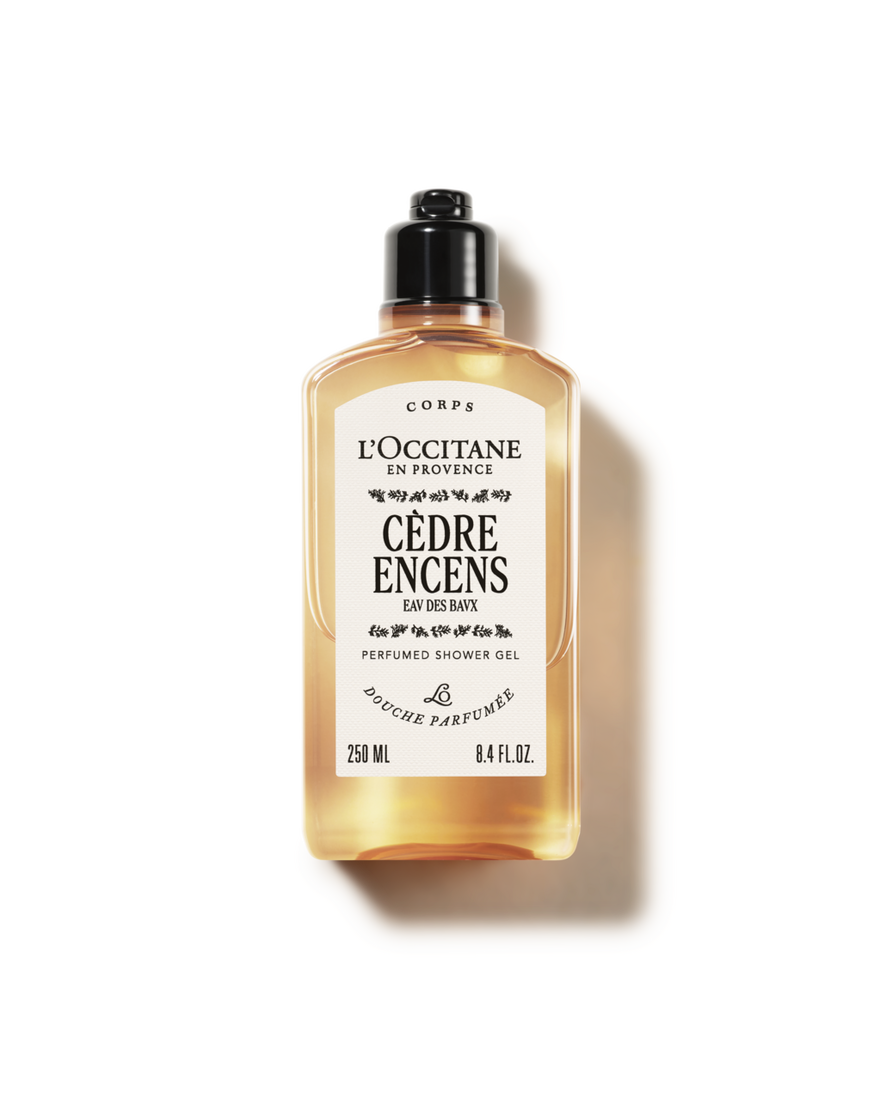 Gel Douche parfumé Cèdre Encens (Eau des Baux)250 ml