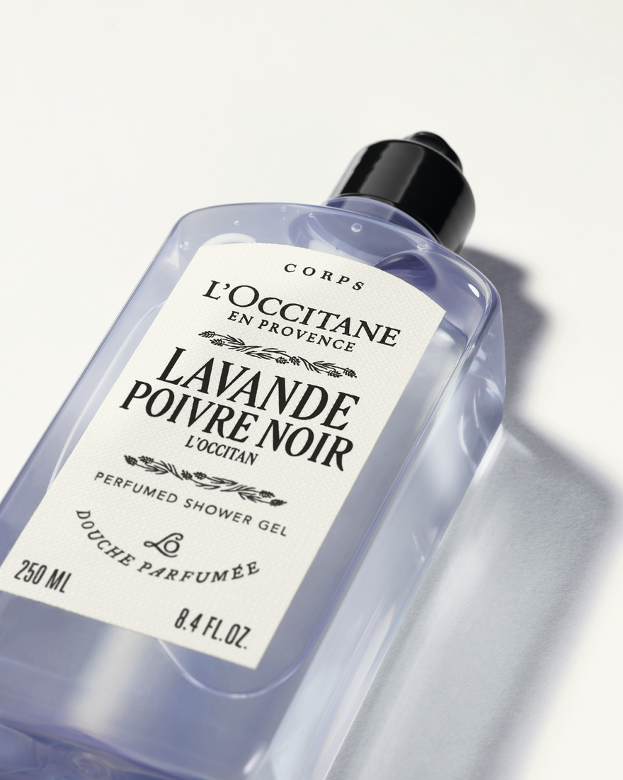 Gel Douche parfumé Lavande Poivre Noir (L'Occitan)250 ml - 2
