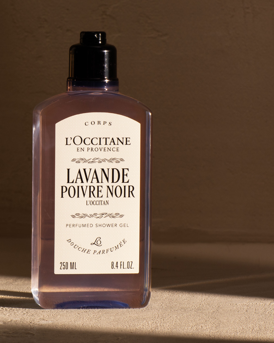 Gel Douche parfumé Lavande Poivre Noir (L'Occitan)250 ml - 3