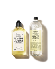 Duo Gel Douche Verveine Agrumes et sa recharge