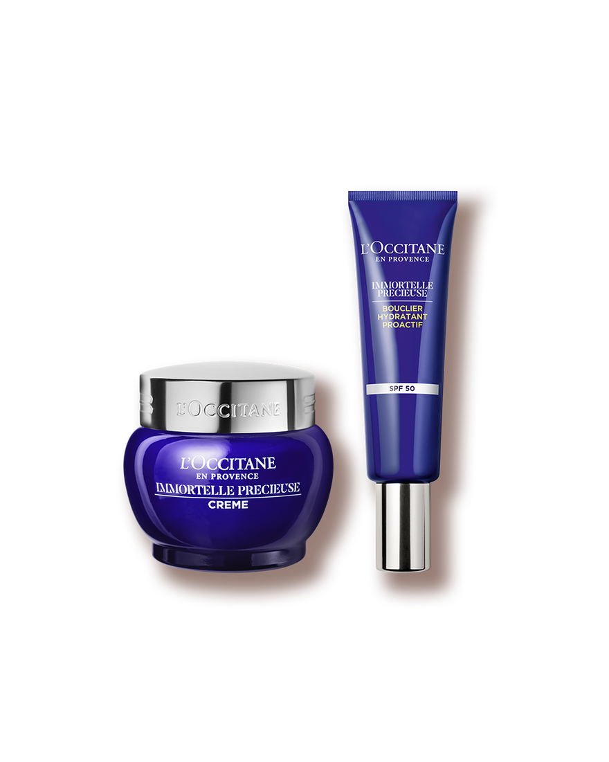 Duo Soins Visage SPF Immortelle Précieuse