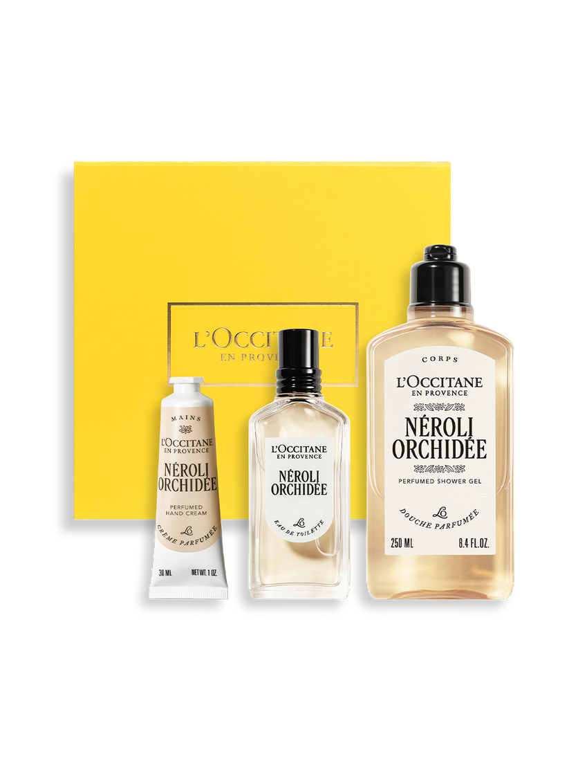 Coffret cadeau Parfum Néroli Orchidée
