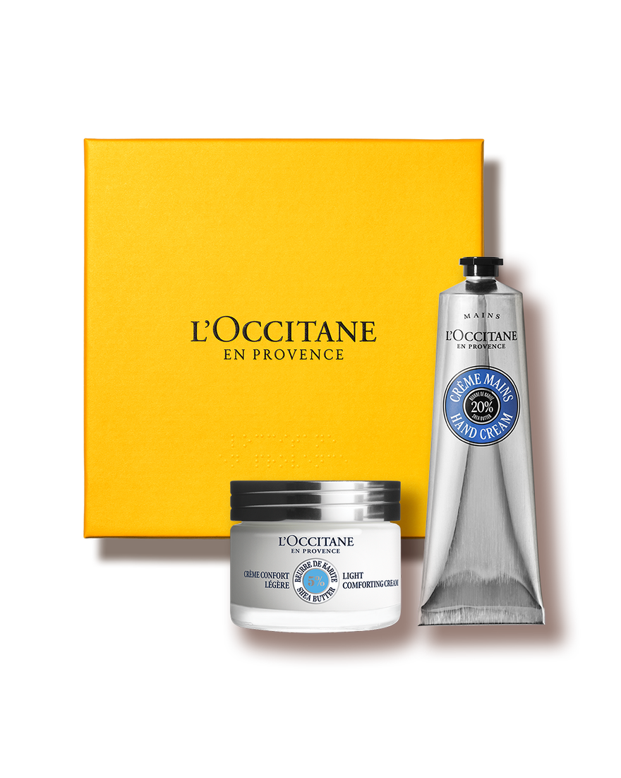 Coffret Visage & Mains Légère Karité